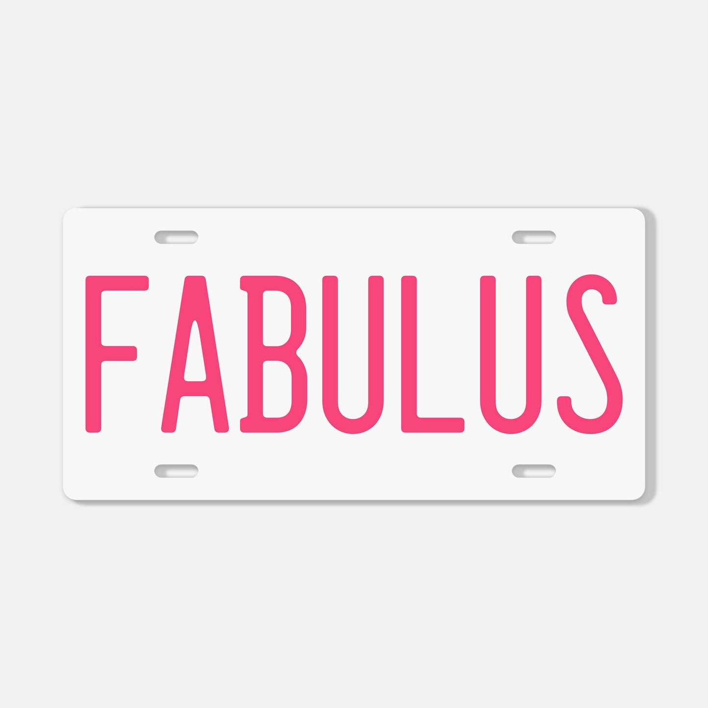 FABULUS License Plate